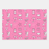 Summer Wrapping Paper Set Geschenkpapier Set (Vorderseite)