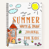 Summer Write & Zeichn Journal for Kids Notizblock (Vorderseite)