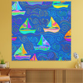 Summer Yachting Leinwanddruck (Insitu (Wohnzimmer))