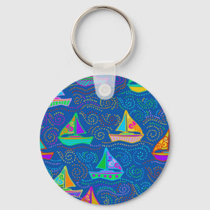 Summer Yachting Schlüsselanhänger