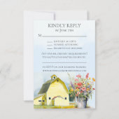 Summer Yellow Barn UAWG Enclosure Card Einladung (Rückseite)