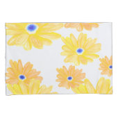 Summer Yellow Floral  Kissenbezug (Vorderseite-Rechts)