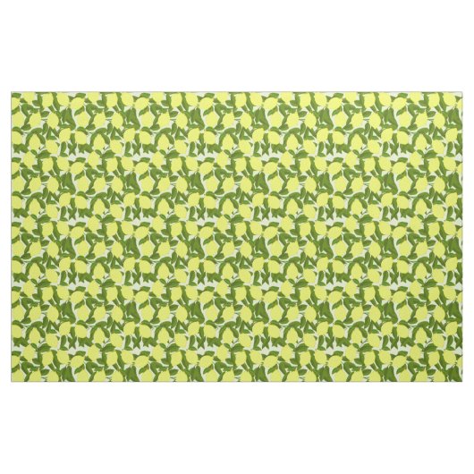 Summer Yellow Lemons Fruchtmuster Stoff (Fat Quarter (45,7 x 55,9 cm))