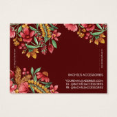 Summer Yellow Pink Red Floral Bracelage Display (Rückseite)