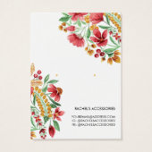 Summer Yellow Pink Red Floral Earlydisplay (Rückseite)