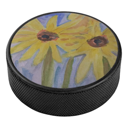 Summer Yellow Sunflock Puck (3/4)