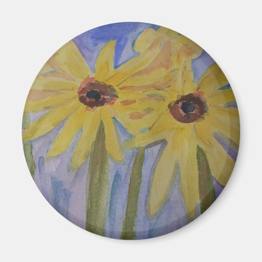 Summer Yellow Sunflown Magnet (Vorne)