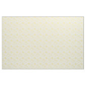 Summer Yellow White Palme Print Stoff (Yard (91,4 cm))