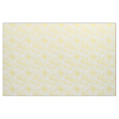 Summer Yellow White Palme Print Stoff (Fat Quarter (45,7 x 55,9 cm))