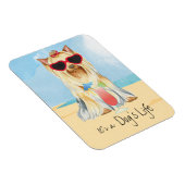 Summer Yorkie Magnet (Rechte Seite)