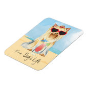 Summer Yorkie Magnet (Linke Seite)