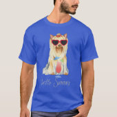 Summer Yorkie T-Shirt (Vorderseite)