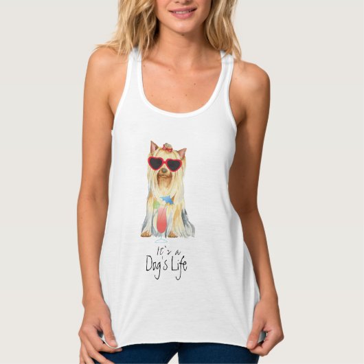 Summer Yorkie Tank Top (Vorderseite)