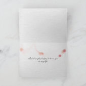 Summer Zinnia Freundschaftskarte Karte (Innenseite)