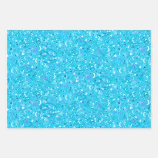 Summer Zodiac Trio Gemini Cancer Leo Geschenkpapier Set (Vorderseite 2)