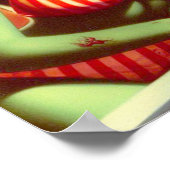 Summer Zombie-Button Poster (Ecke)