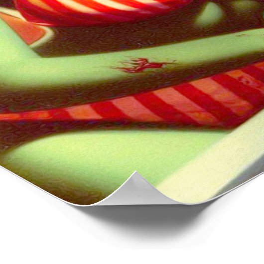 Summer Zombie-Button Poster (Ecke)