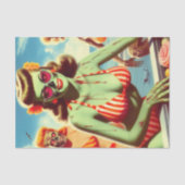 Summer Zombie-Button Seidenpapier (Vorderseite)