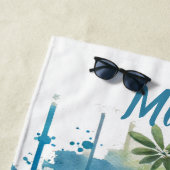 Summercolor Beach Sessel & Unbrella direkt am Meer Strandtuch (Beispiel)