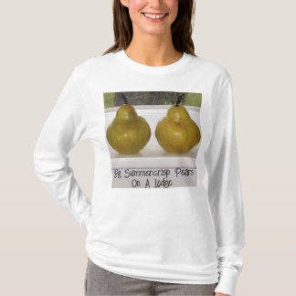 Summercrisse Birnen auf dem Ledge Art Foto Tshirt