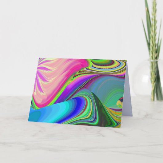 Summerfeeling , Abstrakt 3D Rainbowart Ankündigung (Vorderseite)