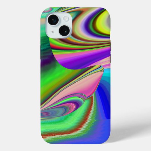 Summerfeeling , Abstrakt 3D Rainbowart Case-Mate iPhone Hülle (Rückseite)