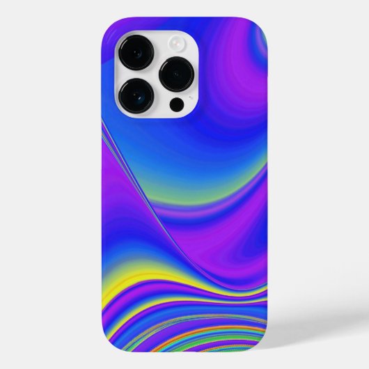 Summerfeeling , Abstrakt 3D Rainbowart Case-Mate iPhone Hülle (Rückseite)