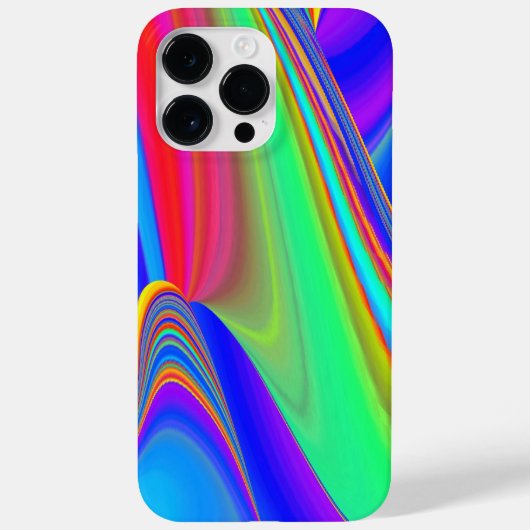 Summerfeeling , Abstrakt 3D Rainbowart Case-Mate iPhone Hülle (Rückseite)