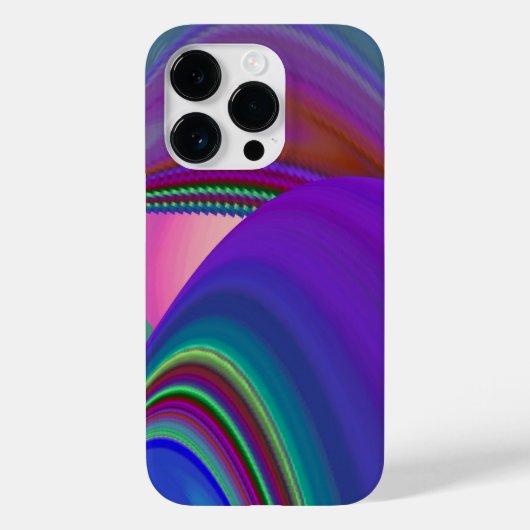 Summerfeeling , Abstrakt 3D Rainbowart Case-Mate iPhone Hülle (Rückseite)