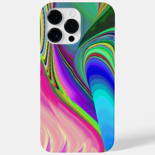Summerfeeling , Abstrakt 3D Rainbowart Case-Mate iPhone Hülle (Rückseite)