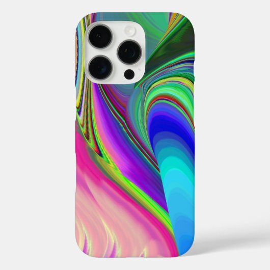 Summerfeeling , Abstrakt 3D Rainbowart Case-Mate iPhone Hülle (Rückseite)