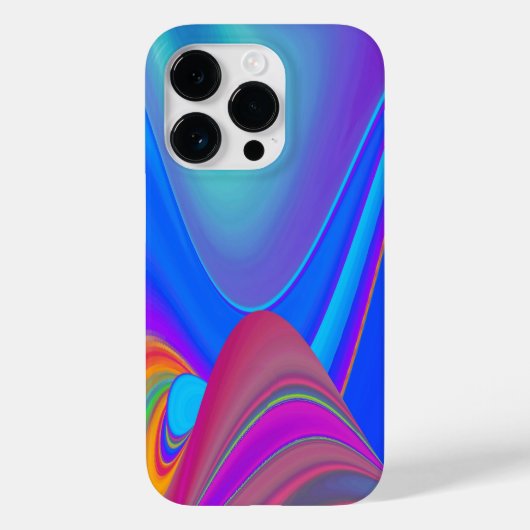 Summerfeeling , Abstrakt 3D Rainbowart Case-Mate iPhone Hülle (Rückseite)