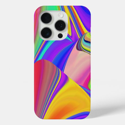 Summerfeeling , Abstrakt 3D Rainbowart Case-Mate iPhone Hülle (Rückseite)