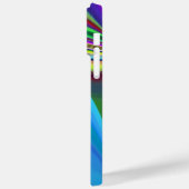 Summerfeeling , Abstrakt 3D Rainbowart Case-Mate iPhone Hülle (Rückseite / Links)