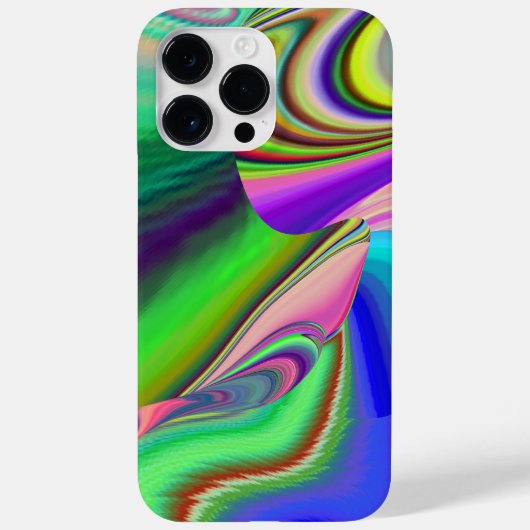 Summerfeeling , Abstrakt 3D Rainbowart Case-Mate iPhone Hülle (Rückseite)