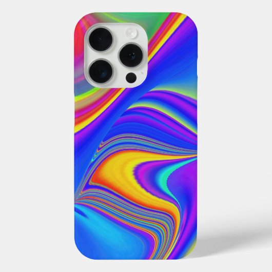 Summerfeeling , Abstrakt 3D Rainbowart Case-Mate iPhone Hülle (Rückseite)