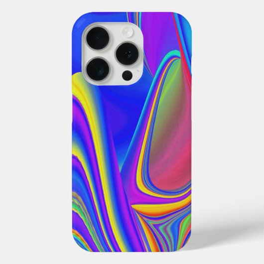 Summerfeeling , Abstrakt 3D Rainbowart Case-Mate iPhone Hülle (Rückseite)