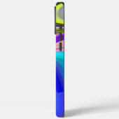 Summerfeeling , Abstrakt 3D Rainbowart Case-Mate iPhone Hülle (Rückseite / Links)