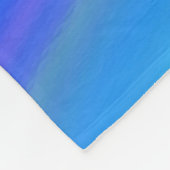 Summerfeeling , Abstrakt 3D Rainbowart Fleecedecke (Ecke)