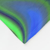 Summerfeeling , Abstrakt 3D Rainbowart Fleecedecke (Ecke)