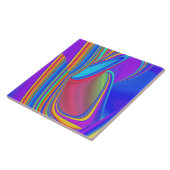 Summerfeeling , Abstrakt 3D Rainbowart Fliese (Seite)