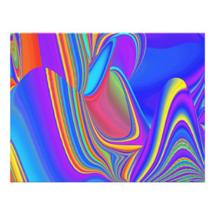 Summerfeeling , Abstrakt 3D Rainbowart Fotodruck