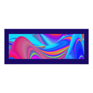 Summerfeeling , Abstrakt 3D Rainbowart Fotodruck