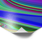 Summerfeeling , Abstrakt 3D Rainbowart Fotodruck (Ecke)