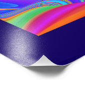 Summerfeeling , Abstrakt 3D Rainbowart Fotodruck (Ecke)