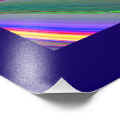 Summerfeeling , Abstrakt 3D Rainbowart Fotodruck (Ecke)