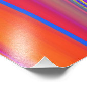 Summerfeeling , Abstrakt 3D Rainbowart Fotodruck (Ecke)