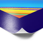 Summerfeeling , Abstrakt 3D Rainbowart Fotodruck (Ecke)