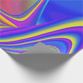 Summerfeeling , Abstrakt 3D Rainbowart Geschenkpapier (Ecke)