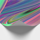 Summerfeeling , Abstrakt 3D Rainbowart Geschenkpapier (Ecke)